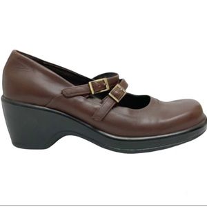 Dansko Stephanie brown clog shoes sz 38